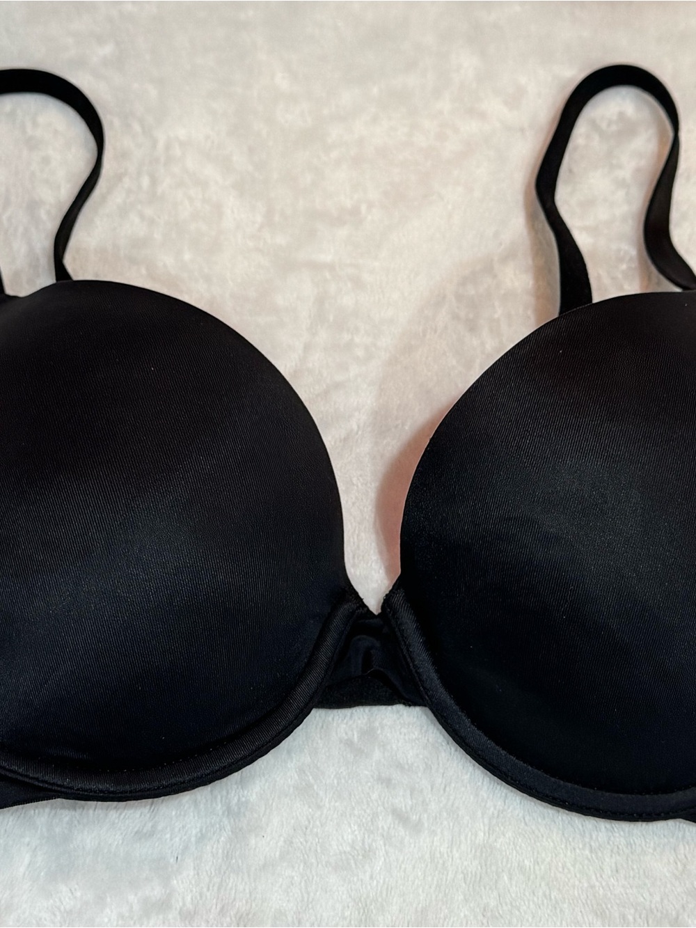 PINK Victoria's Secret Smooth Black T-Shirt Bra